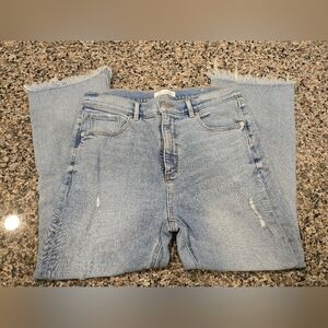 Size 12 LOFT High Waist Flare Crop